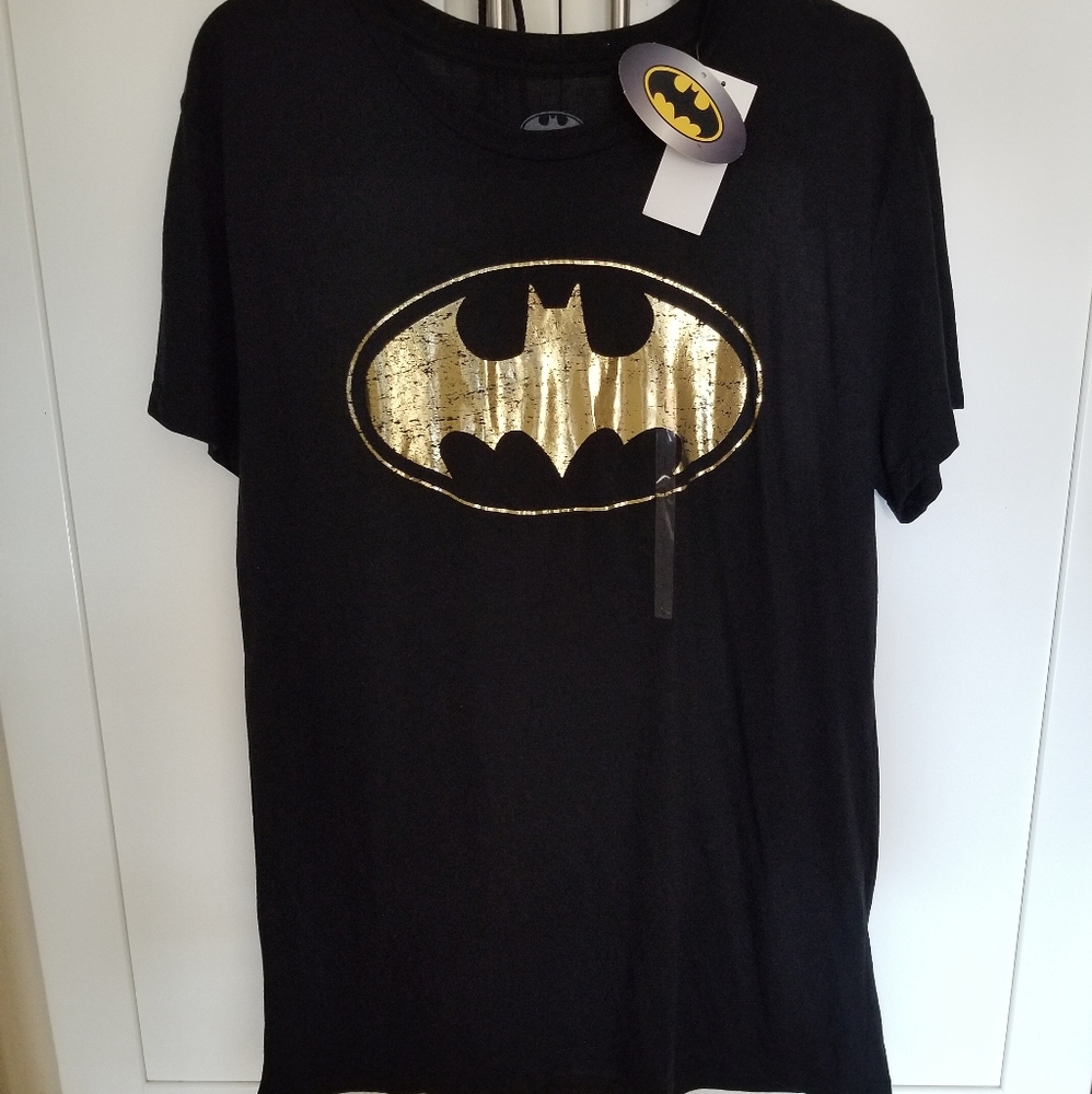 3 for $25 Gold foil batman graphic tee